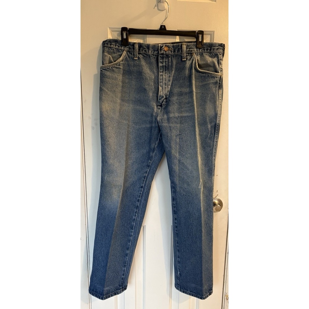 VINTAGE Rustler Denim Jeans Blue Medium Wash 38x30 Excellent Condition!